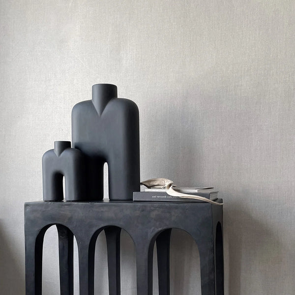 Cobra Vase Tall Medio Coffee