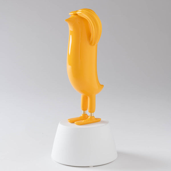 Mini Hope Bird Glossy Dark Yellow Satin White Base
