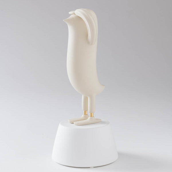 Mini Hope Bird Matt Ecrue Satin White Base