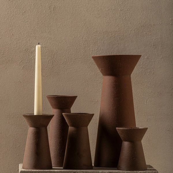 Vase 02 L Red Brown Marie- Ann