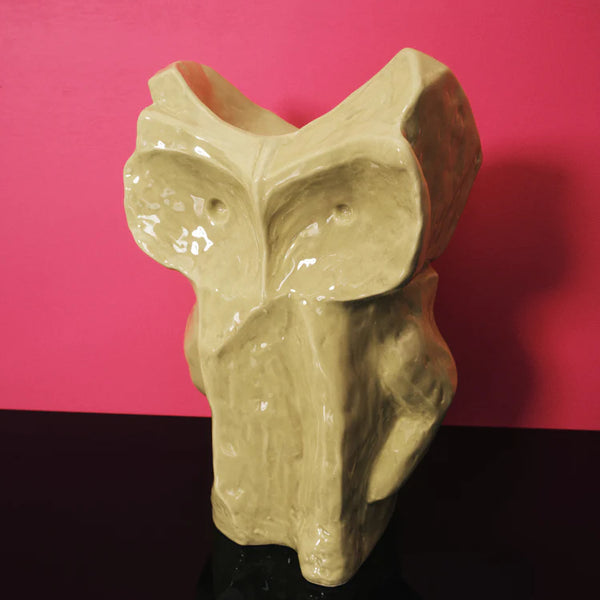 Owl Vase L Yellow By Marni