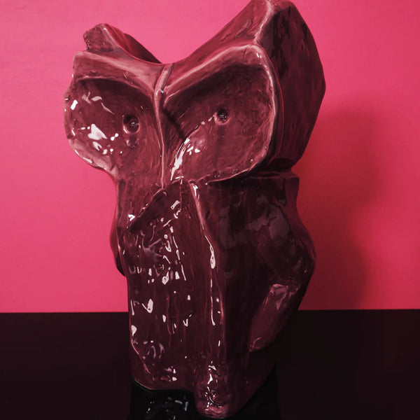 Owl Vase L Aubergine After Midnight By Marni