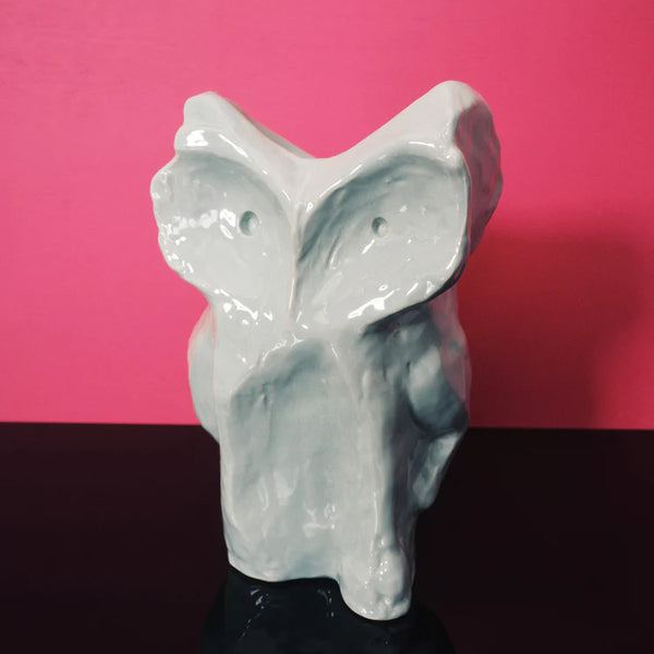 Owl Vase L Light Blue Midnight By Marni