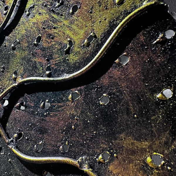 Naga Lotus Leaf Round Green&Brown