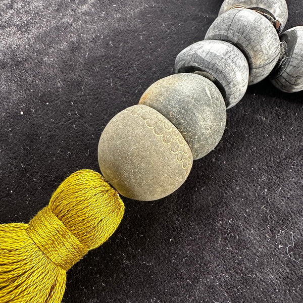 Julia Atlas - Cow Bone Olive Wood İnlay