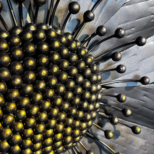 Naga Flower İron Gold Antique 100 cm