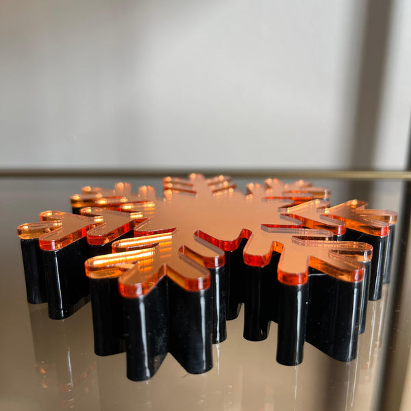 Ioanna M 3D Copper Snowflake