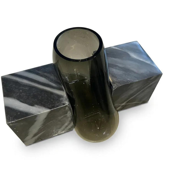 Vanessa Mitrani Press Vase Smoke / Grey Marble