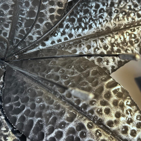 Naga Lilly Flower İron Silver Antique 60 cm