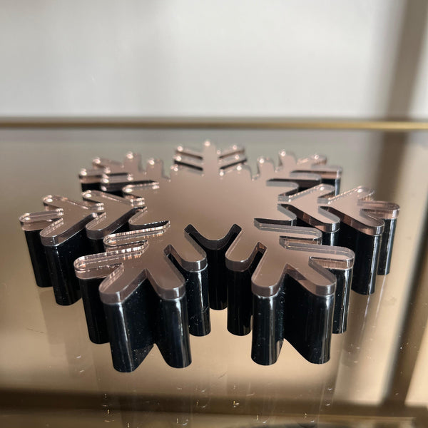 Ioanna M 3D Silver Snowflake