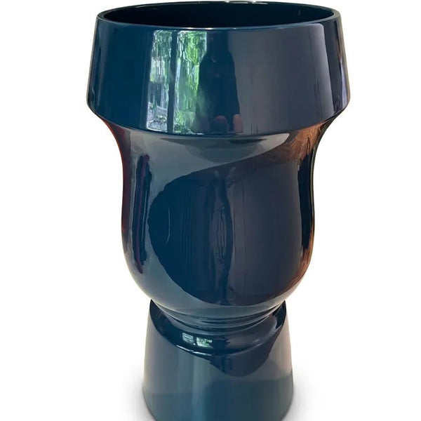 Issima B vase! Glossy Peacock Blue