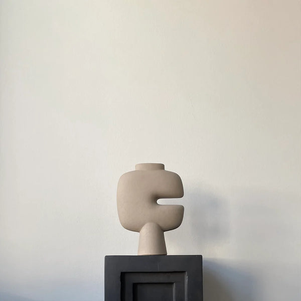 Tribal Vase Medio-Sand