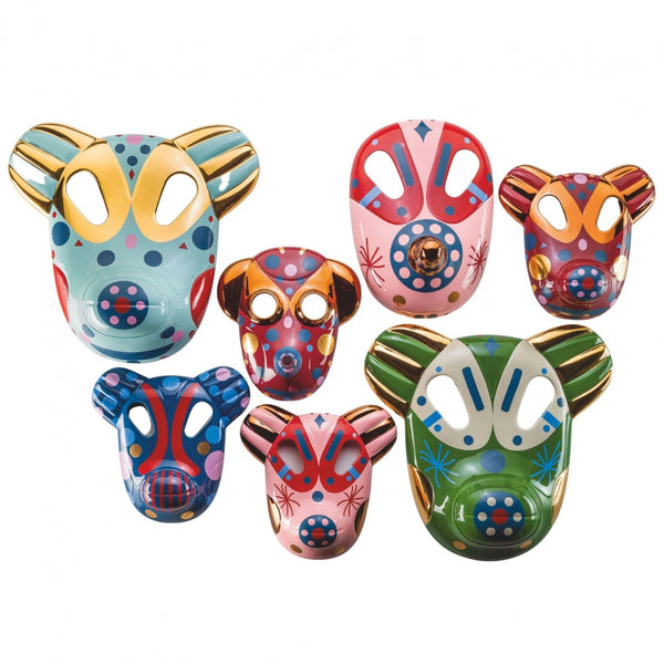 Bear Mask Hayon Glossy Pinewood Green