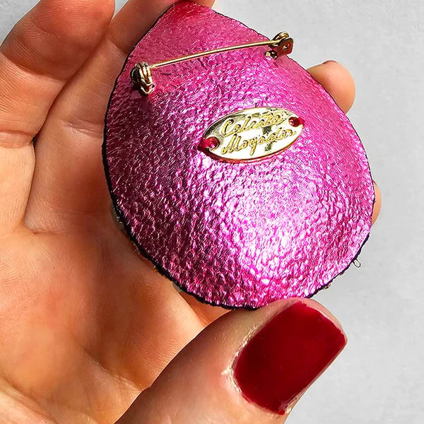 Céleste Mogador Peridot Trompe Broş