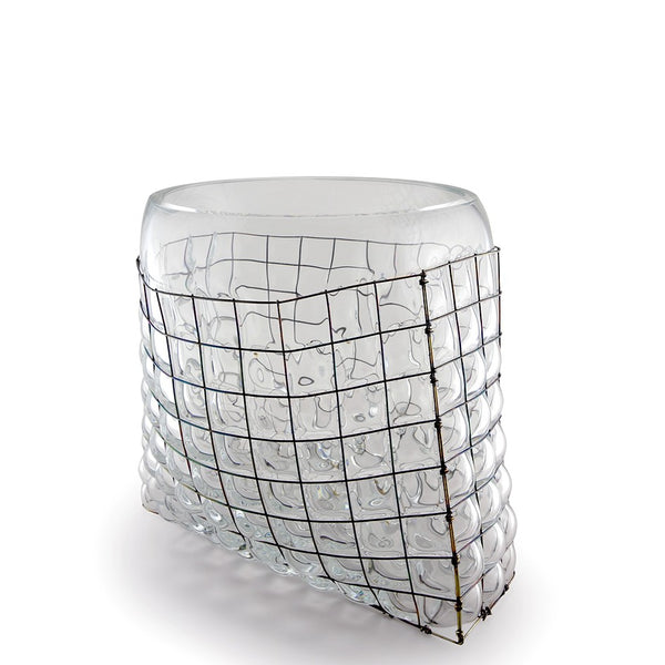 Vanessa Mitrani Grid Bag Small Transparent