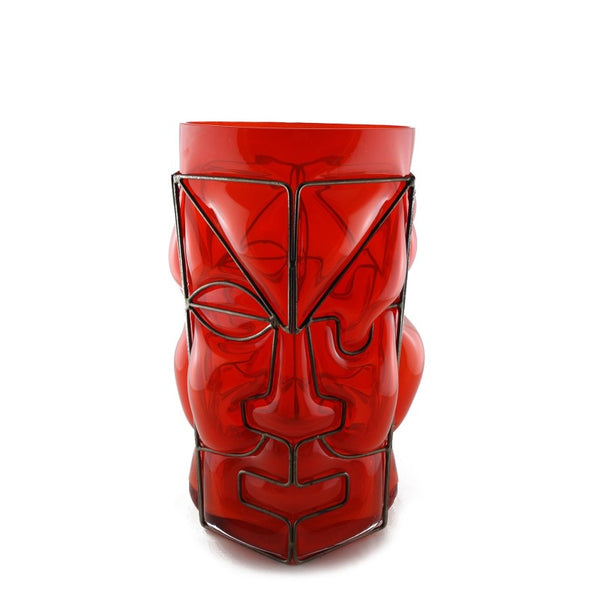 Vanessa Mitrani Moai Red Vase