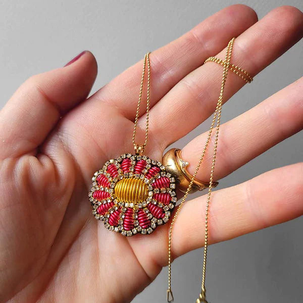 Céleste Mogador Papatya Kolye