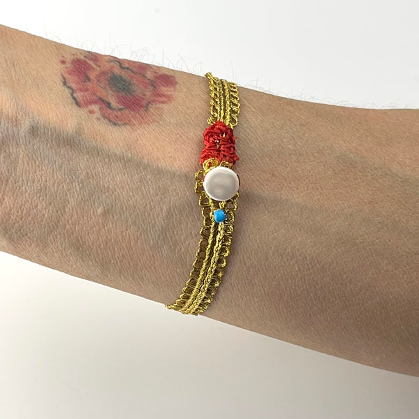 Sofia Papakosta Turkuaz Bileklik