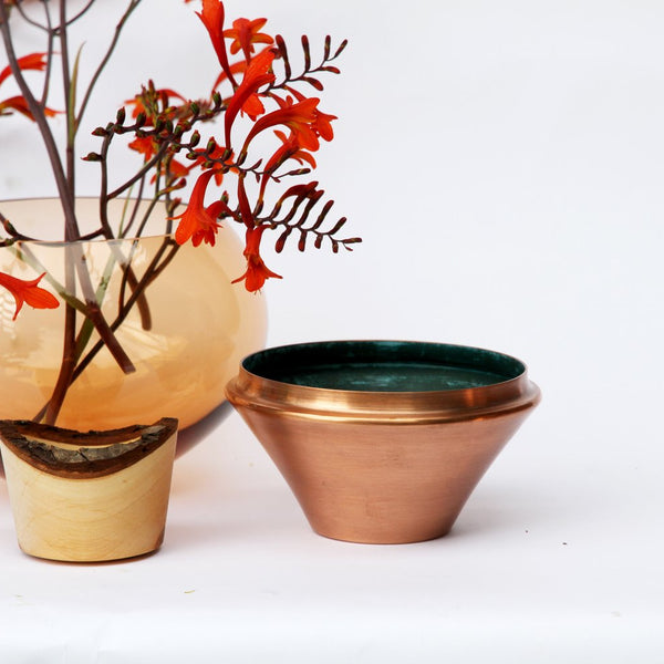 India S2 Stacking Vessel - Caramel Brass