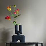 Cobra Vase Double Medio Black