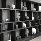 Trıbal Vase Big Dark Grey