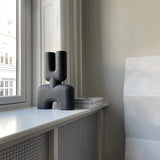 Cobra Vase Double Medio Black