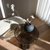 Sunao Vase Fat Mini Black