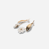 ANDRES GALLARDO-Daisy Stem Earrings Gold