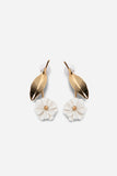 ANDRES GALLARDO-Daisy Stem Earrings Gold