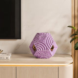 Octa Vase Sissi  Rose W Glossy Antique Gold