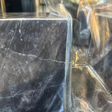 Vanessa Mitrani Press Vase Transparent / Grey Marble