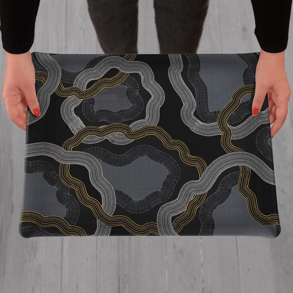 46*36 Anneaux Bleu Mineral