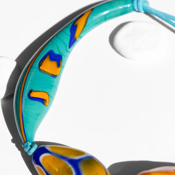 Katerina Psoma Murano Blue Short Kolye