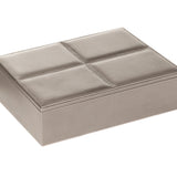 RIVIERE Dikdörtgen Deri Kutu Grey