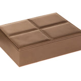 RIVIERE Dikdörtgen Deri Kutu Siena