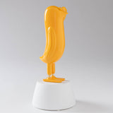 Mini Hope Bird Glossy Dark Yellow Satin White Base