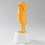 Mini Hope Bird Glossy Dark Yellow Satin White Base