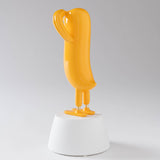 Mini Hope Bird Glossy Dark Yellow Satin White Base