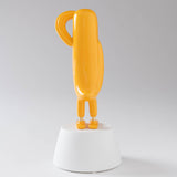 Mini Hope Bird Glossy Dark Yellow Satin White Base