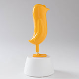 Mini Hope Bird Glossy Dark Yellow Satin White Base