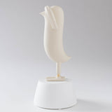 Mini Hope Bird Matt Ecrue Satin White Base