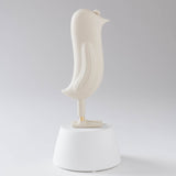 Mini Hope Bird Matt Ecrue Satin White Base