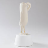 Mini Hope Bird Matt Ecrue Satin White Base