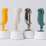 Mini Hope Bird Glossy Dark Yellow Satin White Base