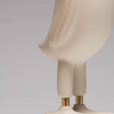 Mini Hope Bird Matt Ecrue Satin White Base