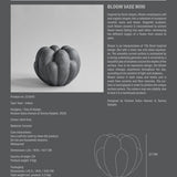 Bloom Vase Mini - Dark Grey