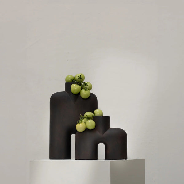 Cobra Vase Uno Medio Coffee