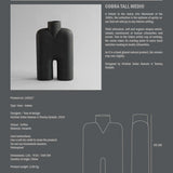 Cobra Vase Tall Medio Coffee