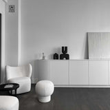 Cobra Vase Double Medio Black