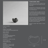 Curve Bowl Mini Dark Grey